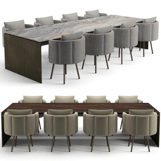 Minotti dinning set — Скачать