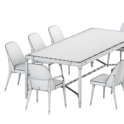 Ulivi Lise chair and ELISEE RECT table — Вид 4