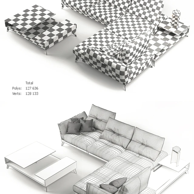 Roche Bobois ITINERAIRE CORNER COMPOSITION — Скачать