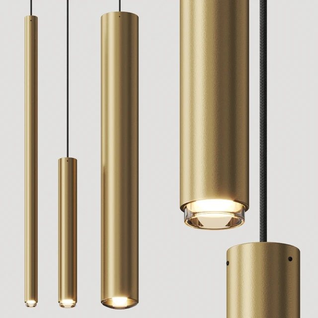 Aldo Bernardi Tubo Line Pendant Lamps — Descargar