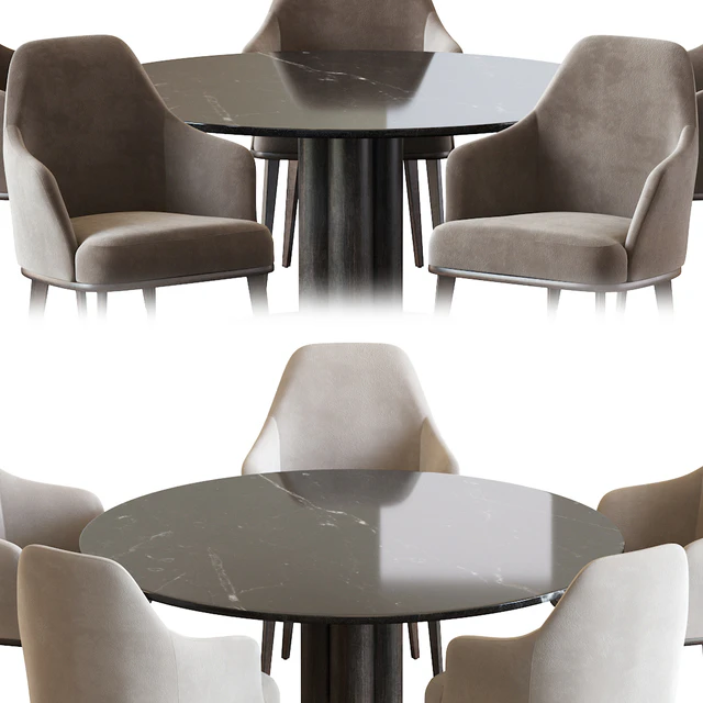 Chair Liam and Goya Arflex Table — Скачать