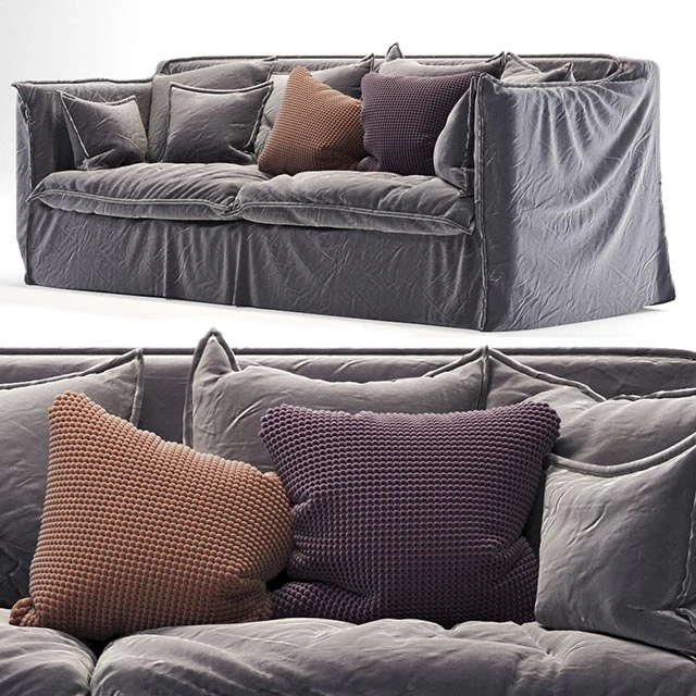 old gray sofa — Скачать