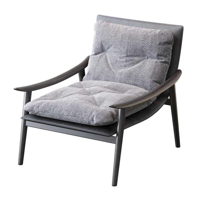 Minotti Fynn Saddle Hide  Armchair — Скачать