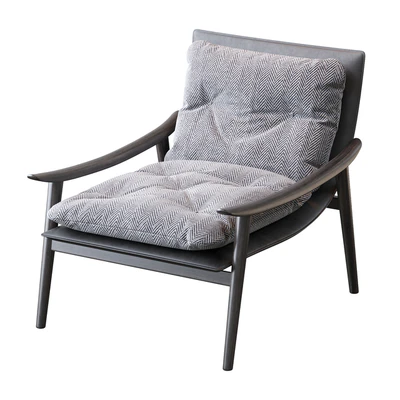 Minotti Fynn Saddle Hide  Armchair — Вид 3