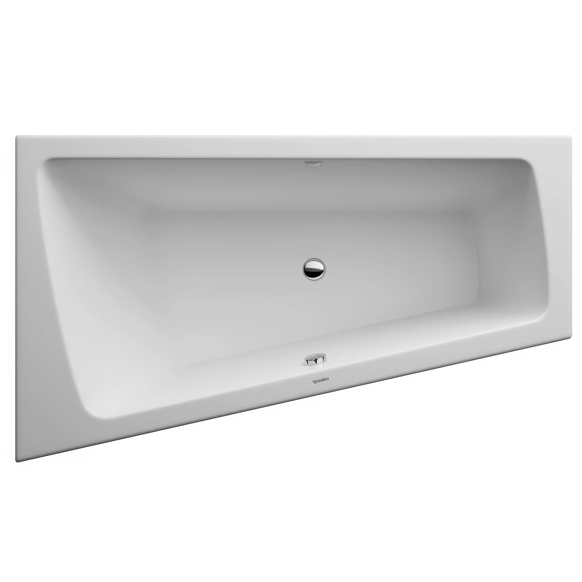 paiova bathtub with one backrest slope by duravit — Скачать