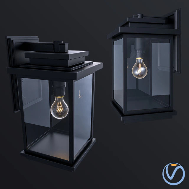 Artcraft Lighting Freemont Black Outdoor Wall Sconce — Скачать