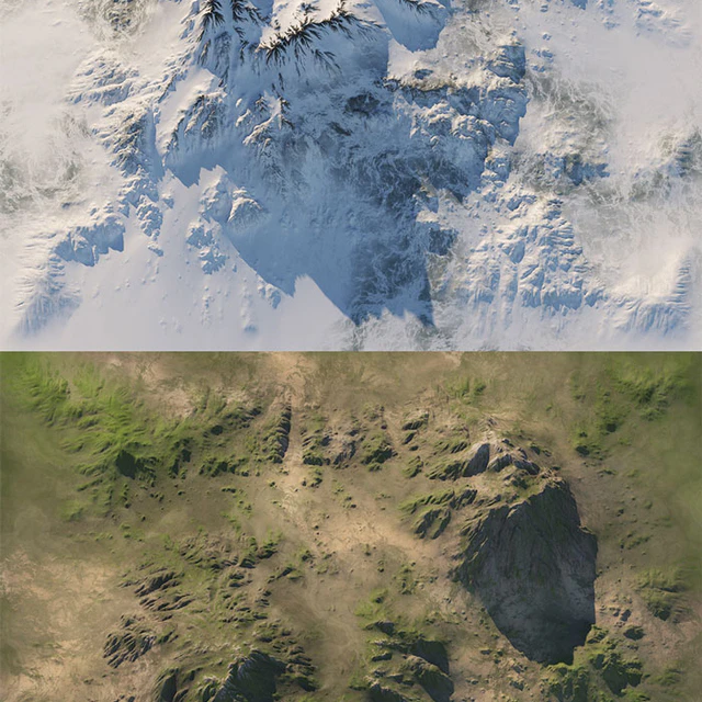 Small mountain + 6 Textures — Descargar