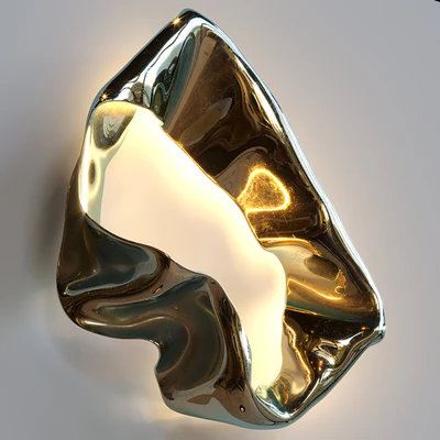 Light sculpture Vargov Design - Ribbon (wall) — Ver 4