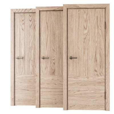 Wooden Door Set V13 / Interior and Exterior door set — Ver 2