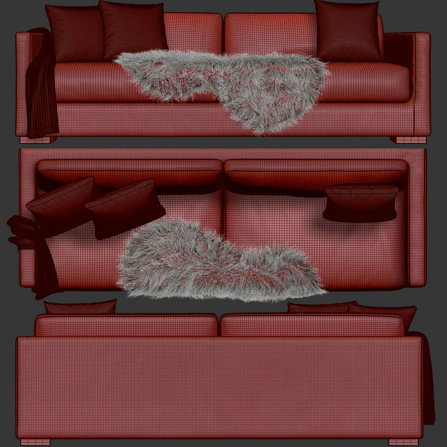 Belmon Sofa Meridiani 240 cm — Descargar