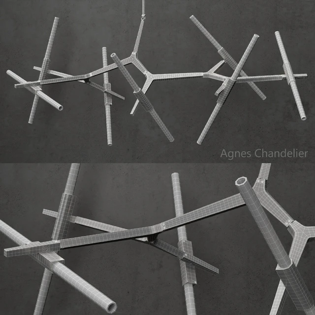 Agnes Chandelier 14 lights BLACK — Descargar