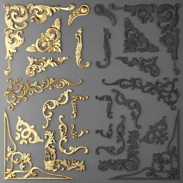Stucco decor. Set. — Descargar