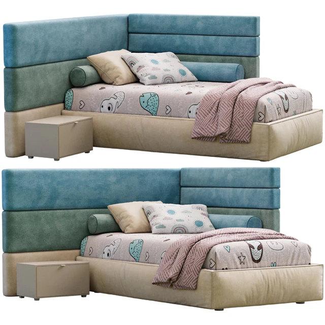 Bed Boiserie Set By Tvils — Descargar