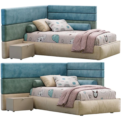 Bed Boiserie Set By Tvils — Ver 1