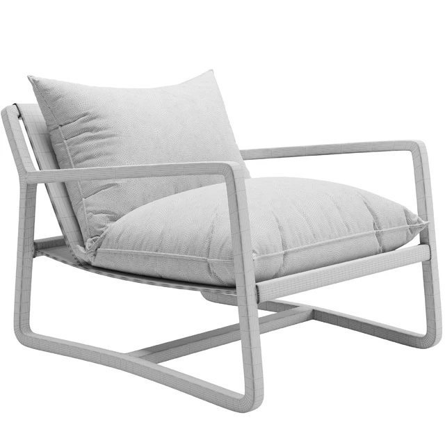 Crate & Barrel Polly Ivory Accent Chair — Скачать