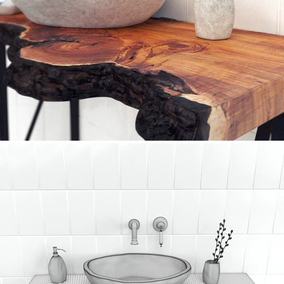 SLAB WASH BASIN — View 3