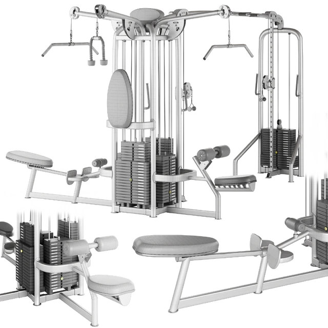 HOIST MULTI JUNGLE GYM SYSTEM CMJ-6600-S 6 STATION — Скачать