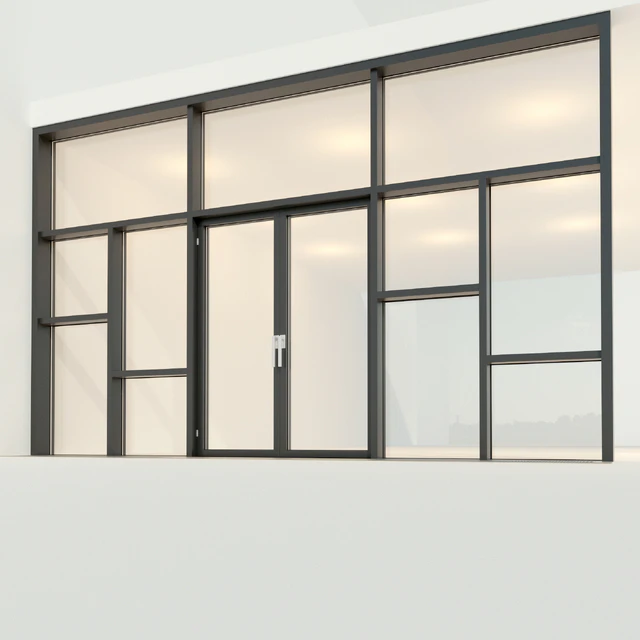 Panoramic glazing. Stained glass window 26 — Descargar