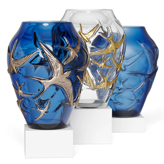Lalique vase hirondelles — Descargar