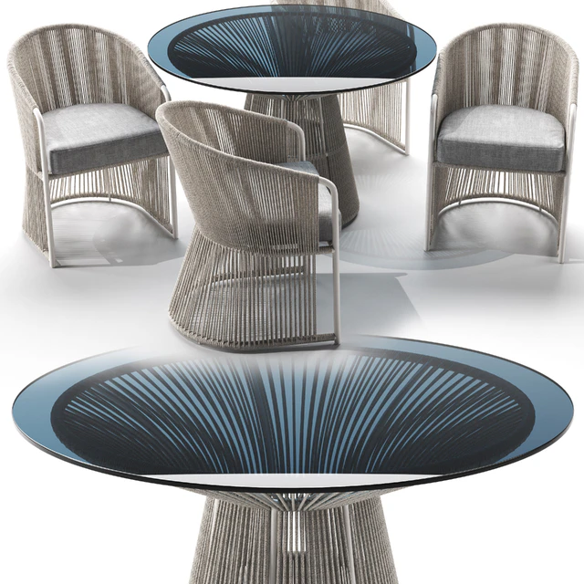 Tibidabo Table and Tibidabo Dining Armchair — Descargar