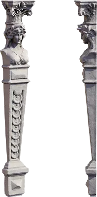 decorative statue pillar 001 — Descargar