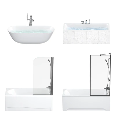 Villeroy & Boch set 55 bath set (Oberon, Subway, My Art, Theano) — Ver 3