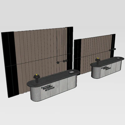 181 office furniture 01 reception desk 01 — Вид 4