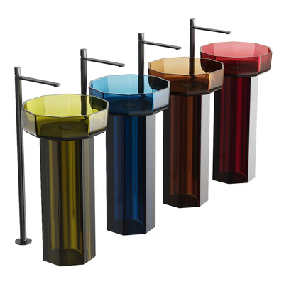 Antonio Lupi Design Opale Freestanding Washbasin Set 1 — Ver 2