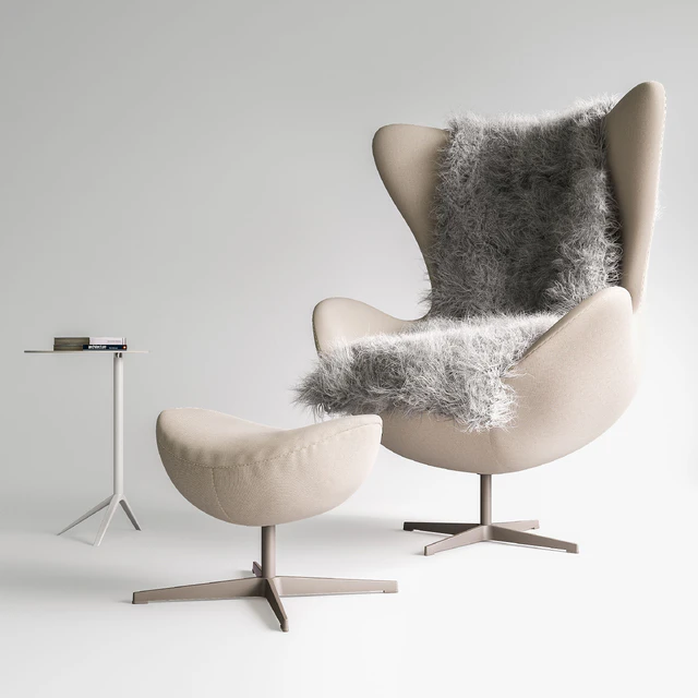 Fritz Hansen- Egg chair set — Descargar