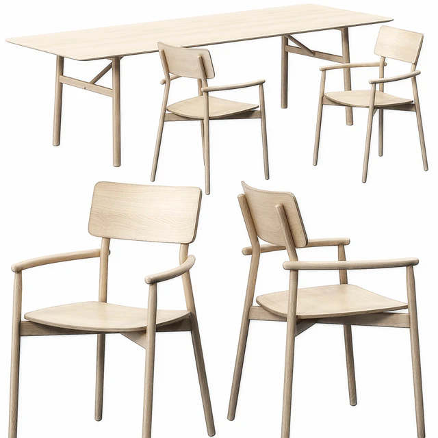 Hven armchair, table 260 model — Descargar