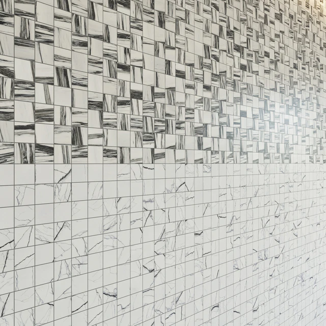 Architectural Design Floor gres Breach Fall B&W MARBLE set 1 — Скачать