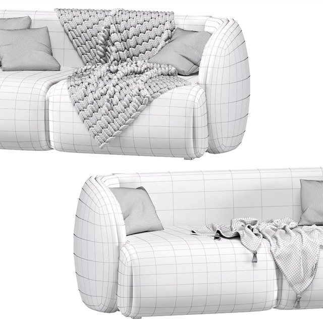 Vienso Cozy Beige Sofa By Divan.ru / Диван Виенсо — Скачать