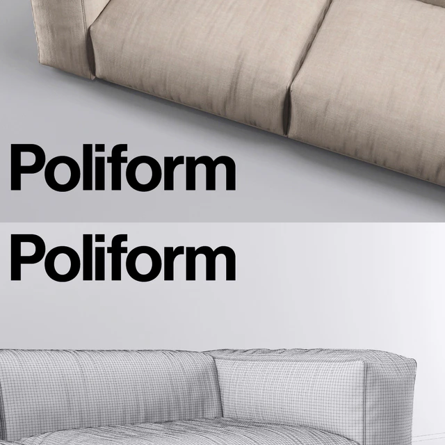 Poliform Bolton Sofa Short — Descargar
