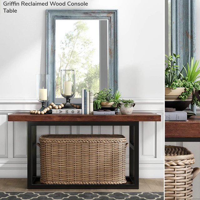 Pottery barn GRIFFIN RECLAIMED WOOD CONSOLE TABLE — Descargar