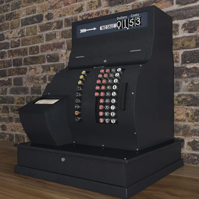 Кассовый аппарат / Antique National Cash Register Size — Вид 2
