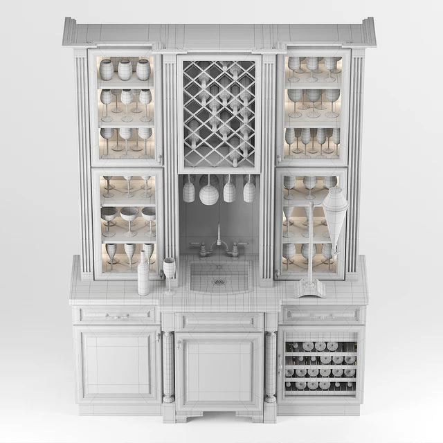 Wine cabinet with sink — Descargar