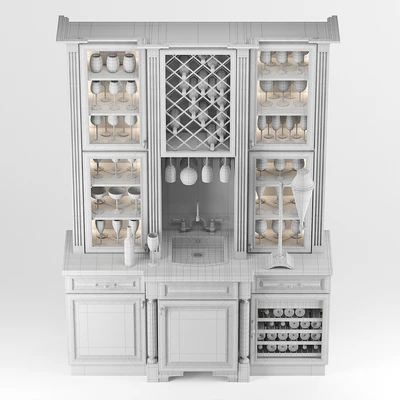 Wine cabinet with sink — Ver 3