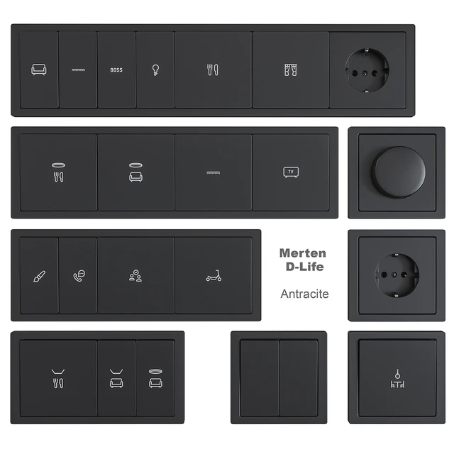 Schneider Electric sockets and switches with markings — Descargar
