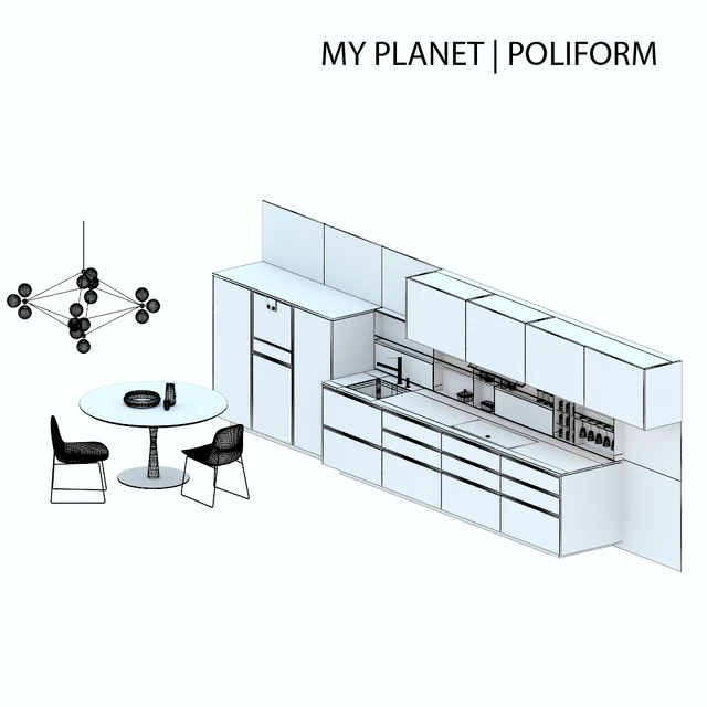 Кухня Poliform Varenna My Planet — Скачать