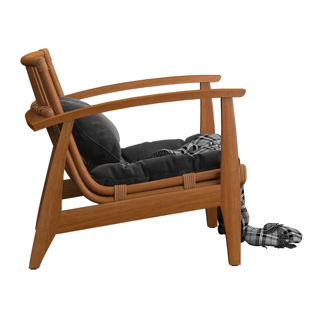 Noelie Rattan Lounge Chair — Descargar