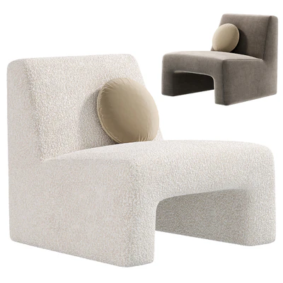 Dario Green Boucle Accent Chair by cb2, armchairs — Ver 1