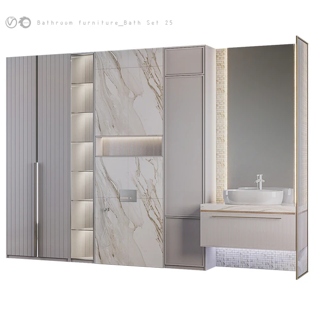 Bathroom furniture Bath Set 25 — Descargar