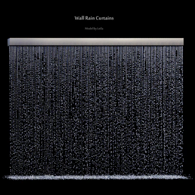 Wall rain curtain waterfall — Ver 3