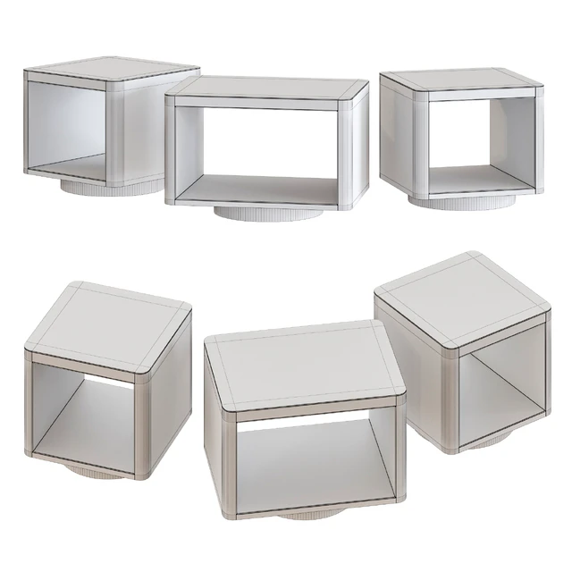 Minotti Milton Bedside Tables — Descargar