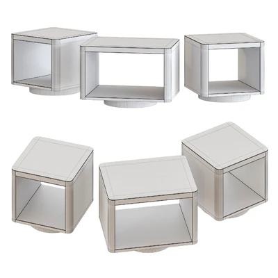 Minotti Milton Bedside Tables — Ver 2