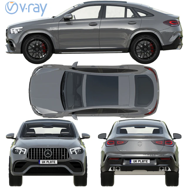 Mercedes-Benz AMG GLE 63 Coupe 2021 — Descargar