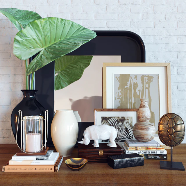 Decoration set Alocasia calidora — Descargar