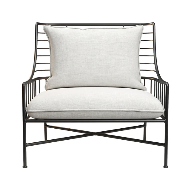 CB2 Breton Black Metal Chair — Descargar