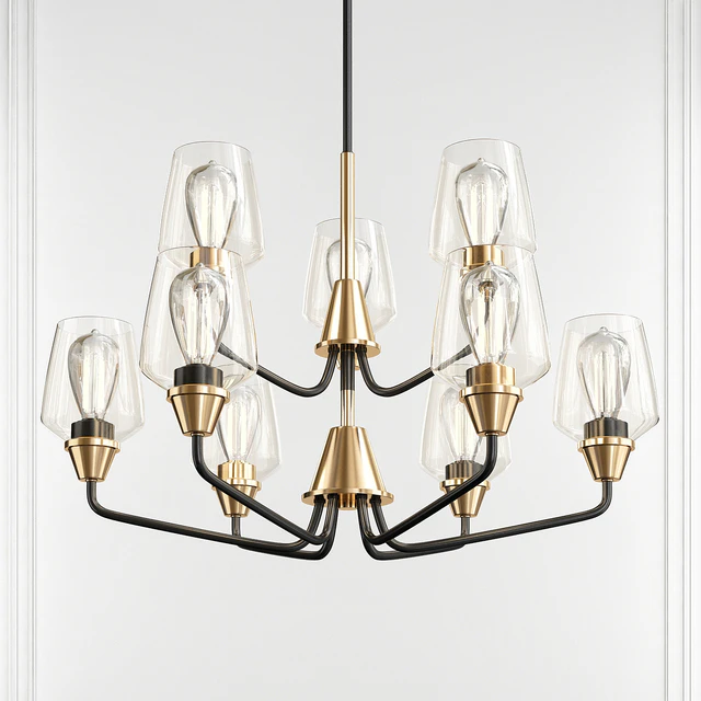 Goblet BronzeAntique Brass 9 Light Chandelier by Maxim Lighting — Скачать