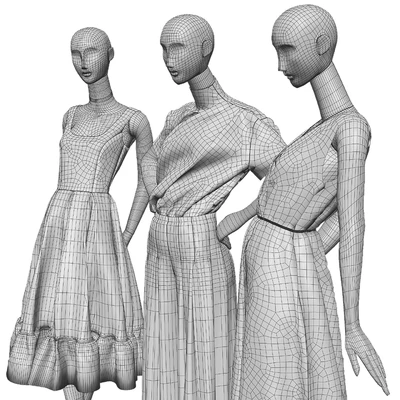 Women's clothing on mannequins — Ver 5